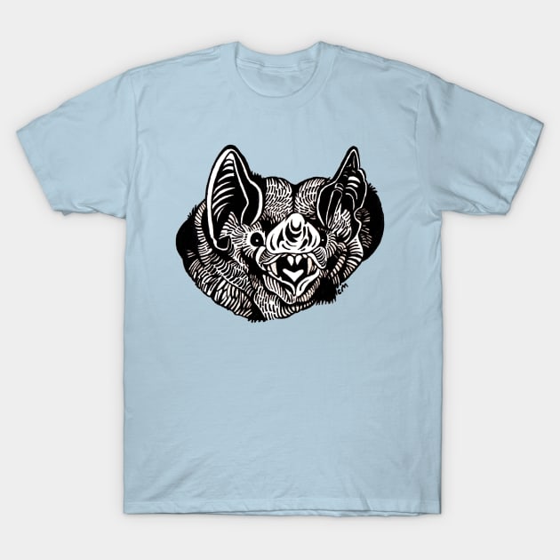 Bat Face T-Shirt by ProfessorBees